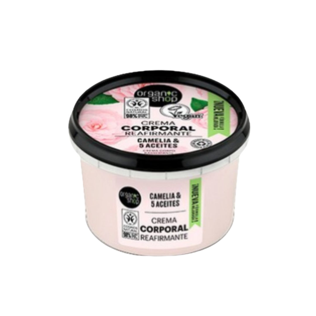 Crema Corporal reafirmante Camelia 5 aceites